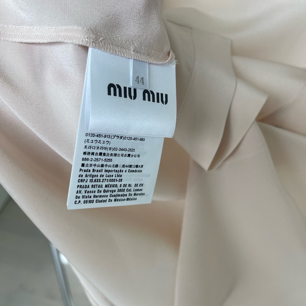 Miu Miu Light Pink Blouse…NWOT - Picture 9 of 11